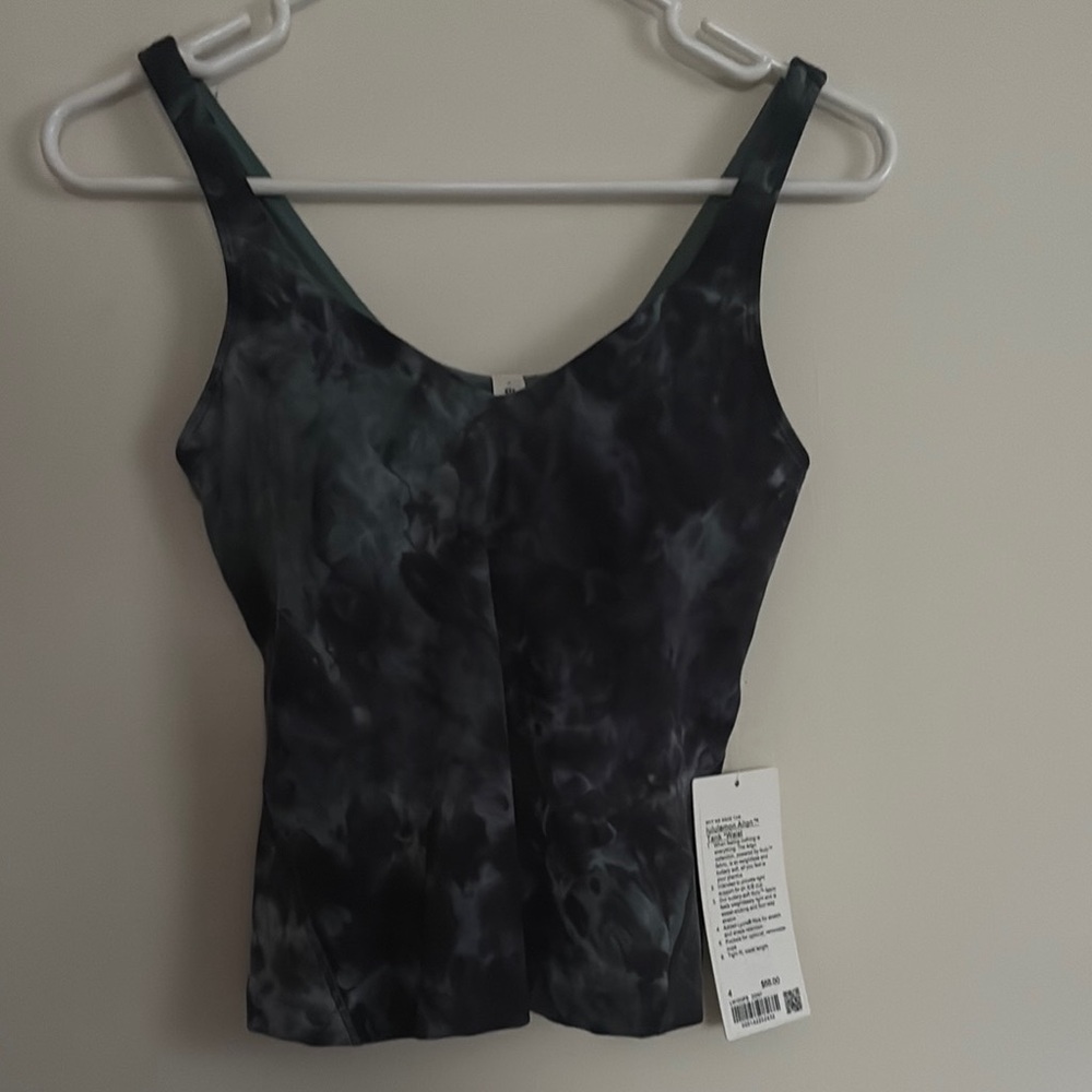 Lululemon blue Fitted Tank Top size 4